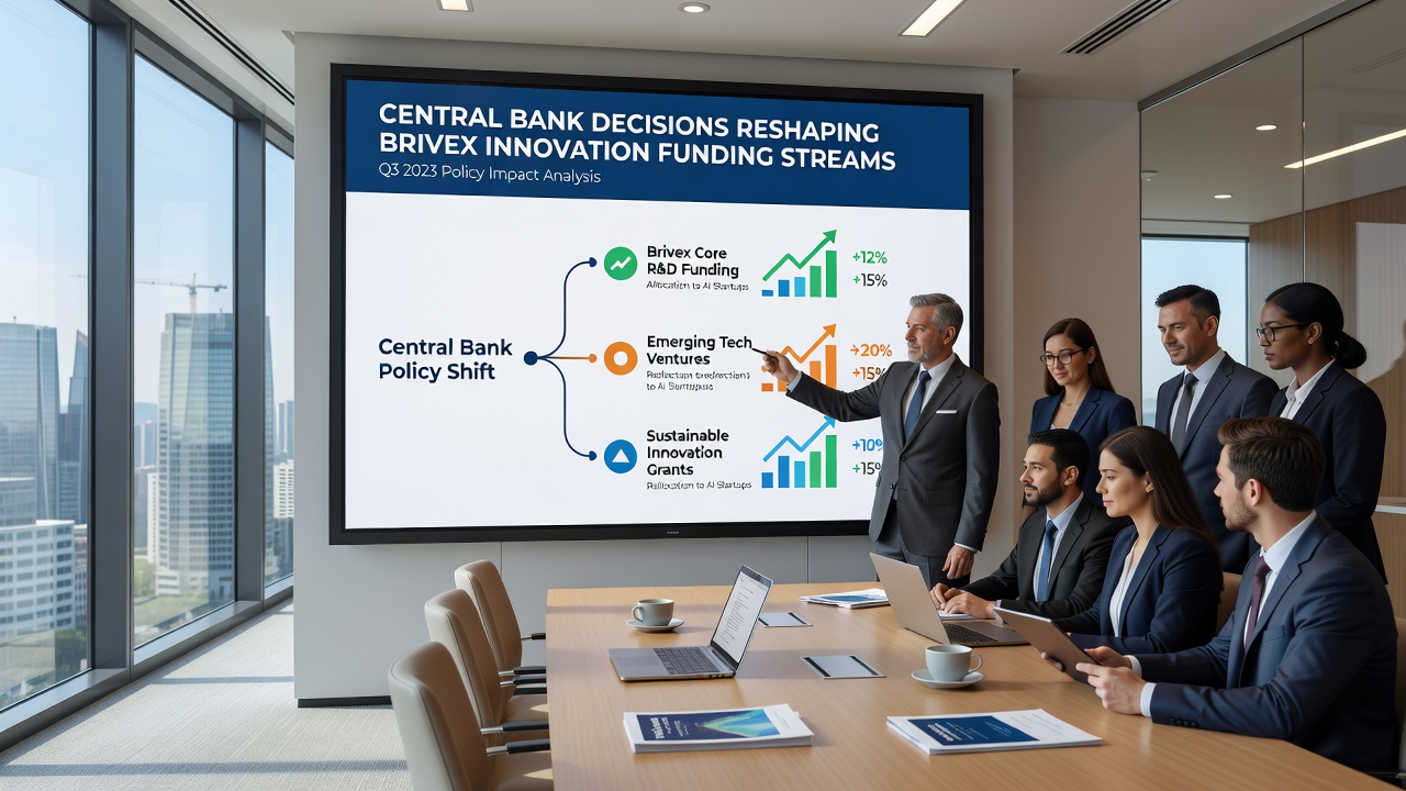 Innovation funding streams under central bank policy influence